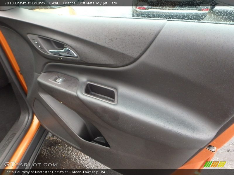 Orange Burst Metallic / Jet Black 2018 Chevrolet Equinox LT AWD