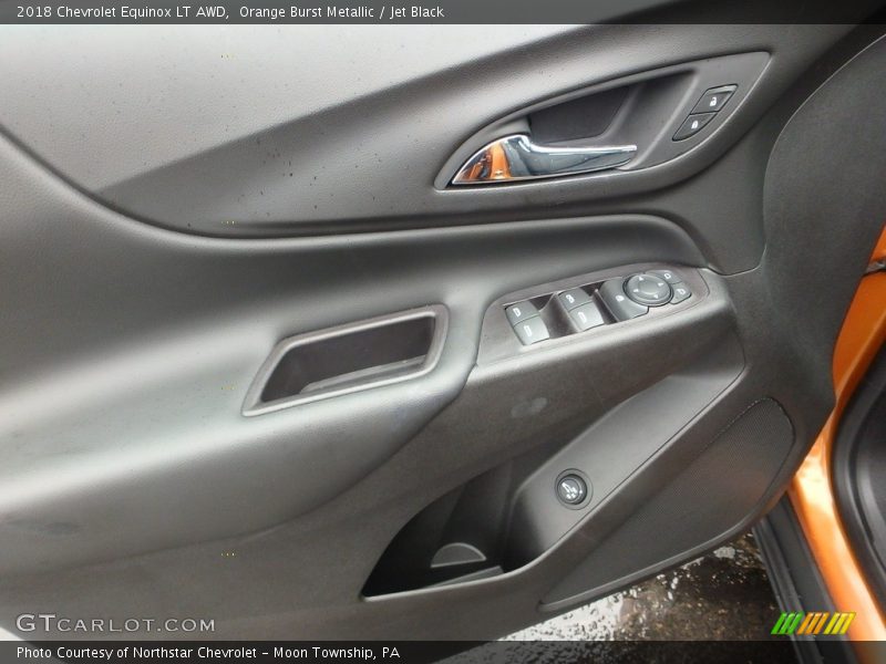Orange Burst Metallic / Jet Black 2018 Chevrolet Equinox LT AWD