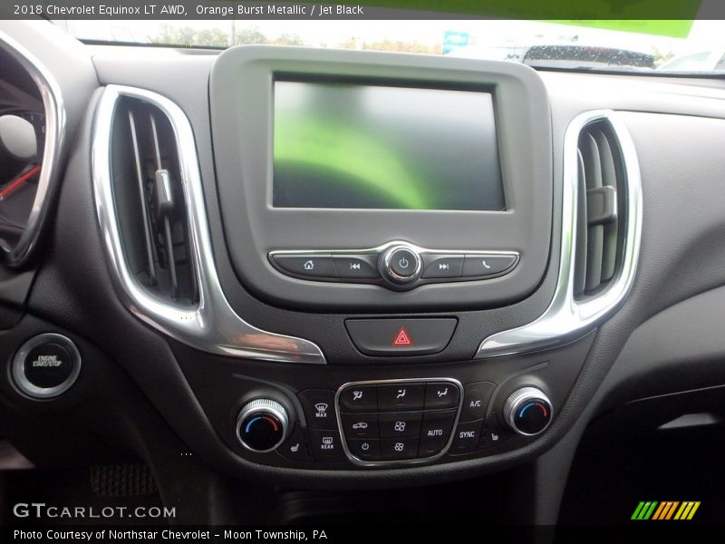 Orange Burst Metallic / Jet Black 2018 Chevrolet Equinox LT AWD