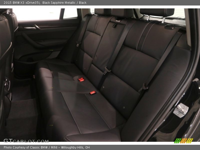 Black Sapphire Metallic / Black 2015 BMW X3 xDrive35i