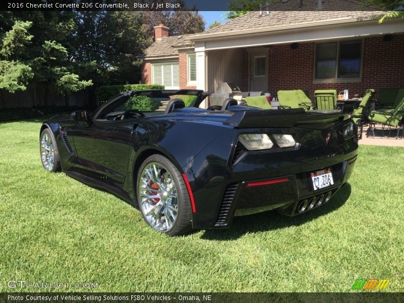 Black / Jet Black 2016 Chevrolet Corvette Z06 Convertible