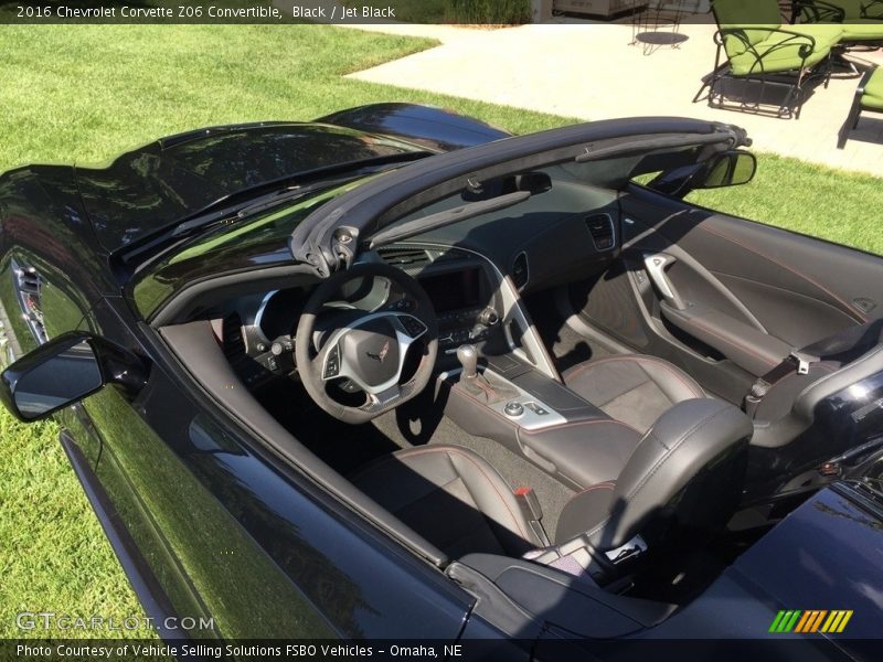 Black / Jet Black 2016 Chevrolet Corvette Z06 Convertible
