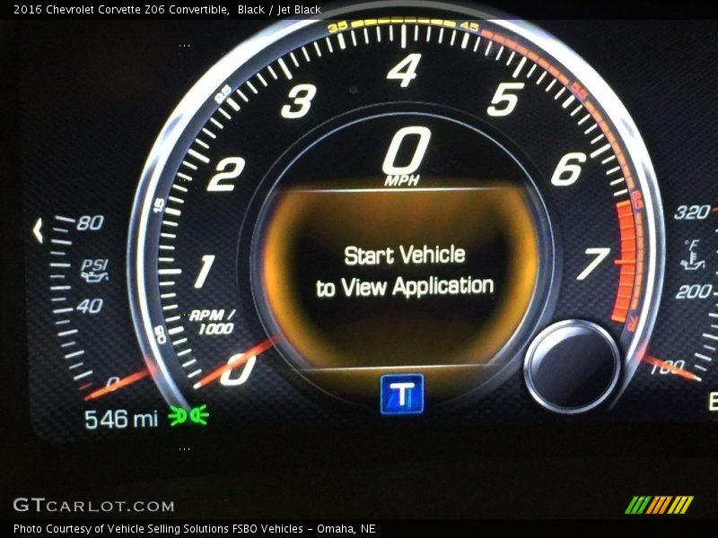 Black / Jet Black 2016 Chevrolet Corvette Z06 Convertible