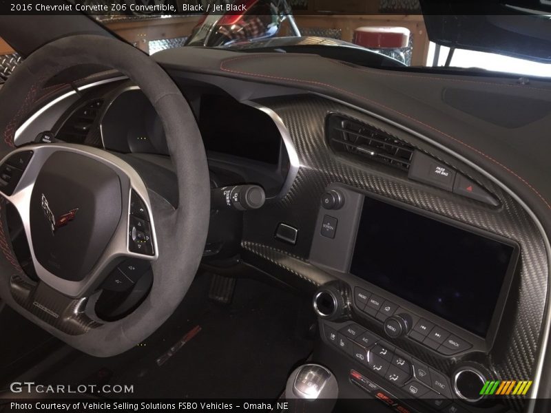 Black / Jet Black 2016 Chevrolet Corvette Z06 Convertible