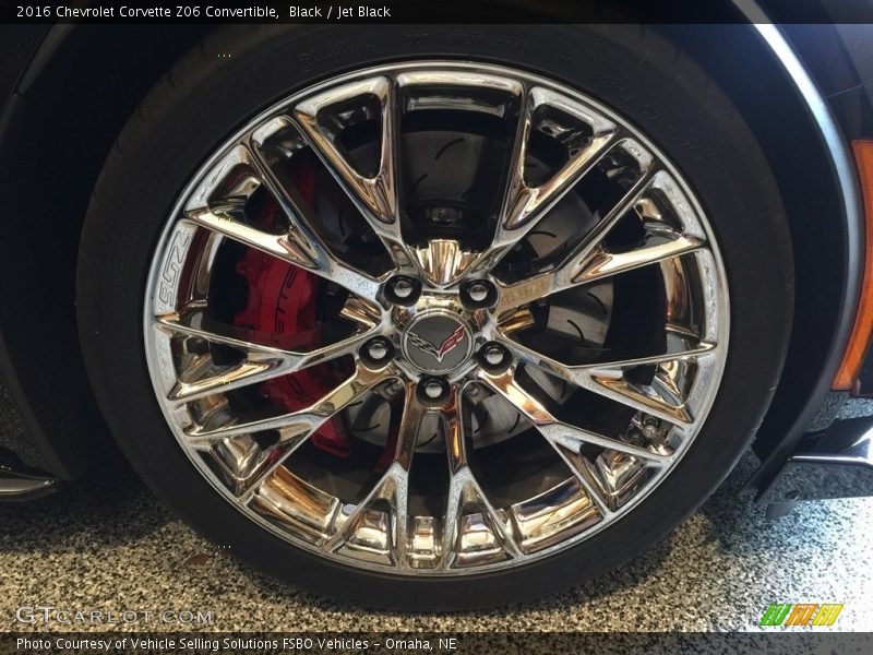Black / Jet Black 2016 Chevrolet Corvette Z06 Convertible