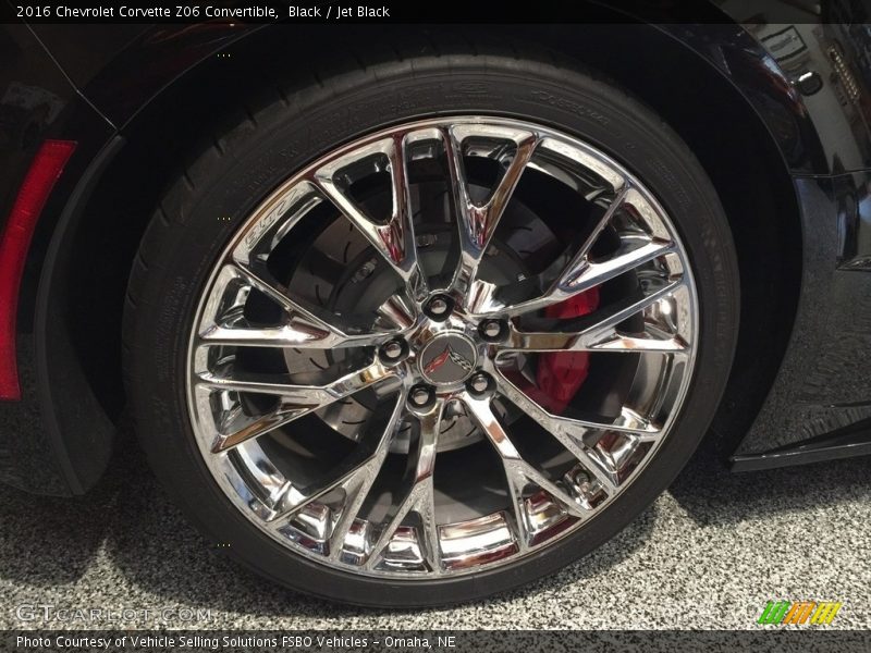 Black / Jet Black 2016 Chevrolet Corvette Z06 Convertible