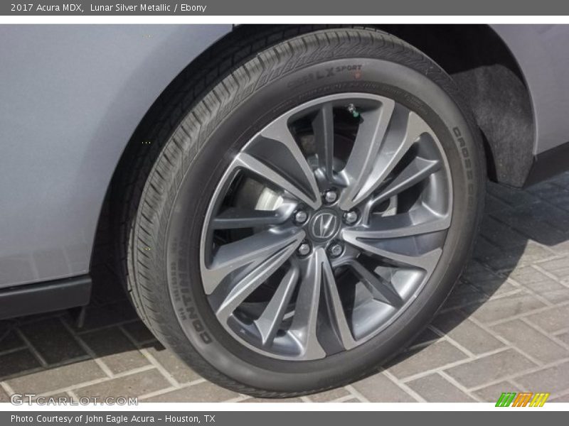 Lunar Silver Metallic / Ebony 2017 Acura MDX