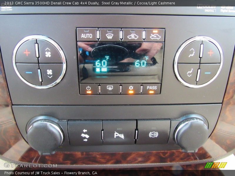 Steel Gray Metallic / Cocoa/Light Cashmere 2013 GMC Sierra 3500HD Denali Crew Cab 4x4 Dually