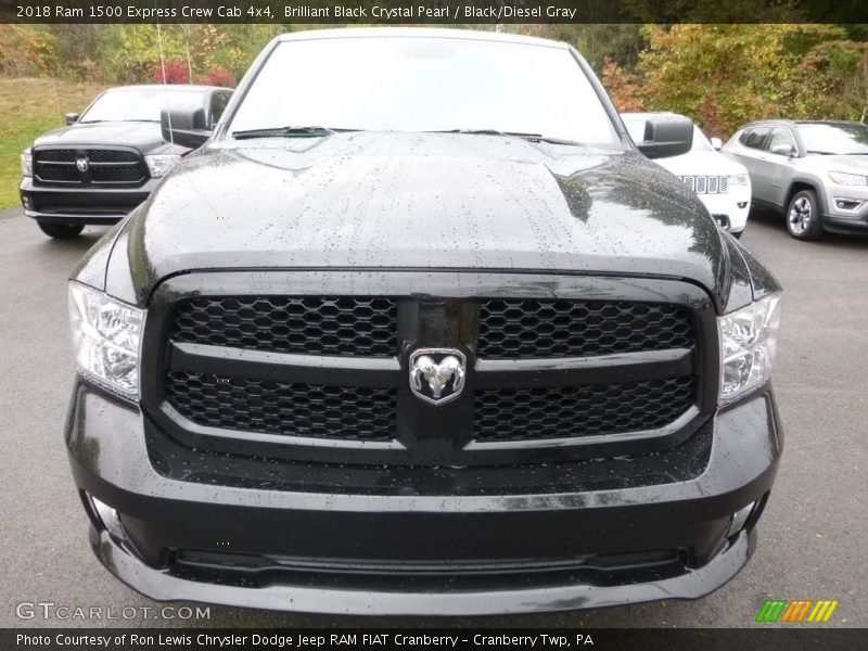 Brilliant Black Crystal Pearl / Black/Diesel Gray 2018 Ram 1500 Express Crew Cab 4x4