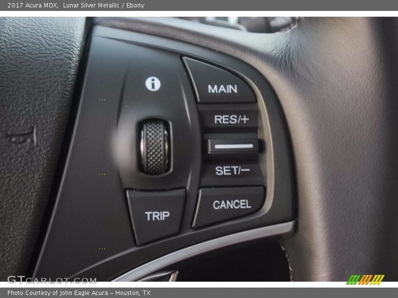 Lunar Silver Metallic / Ebony 2017 Acura MDX