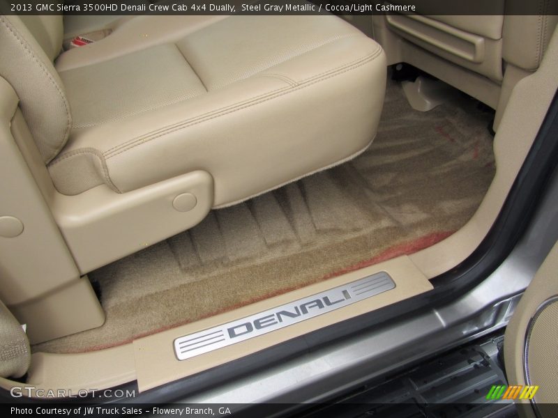 Steel Gray Metallic / Cocoa/Light Cashmere 2013 GMC Sierra 3500HD Denali Crew Cab 4x4 Dually
