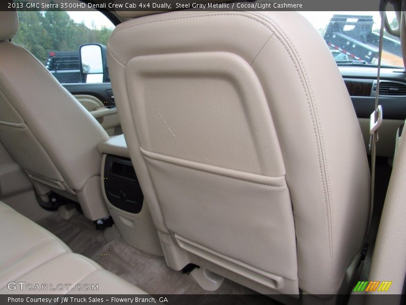 Steel Gray Metallic / Cocoa/Light Cashmere 2013 GMC Sierra 3500HD Denali Crew Cab 4x4 Dually
