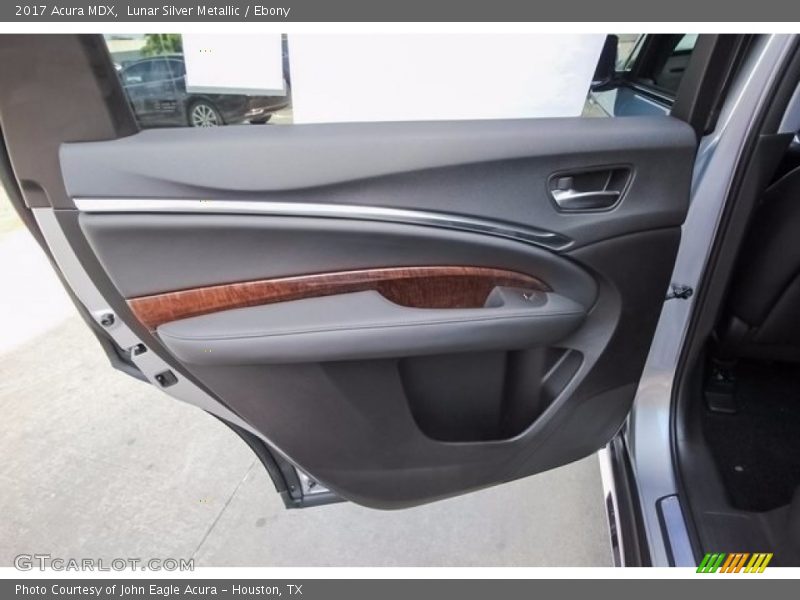 Lunar Silver Metallic / Ebony 2017 Acura MDX