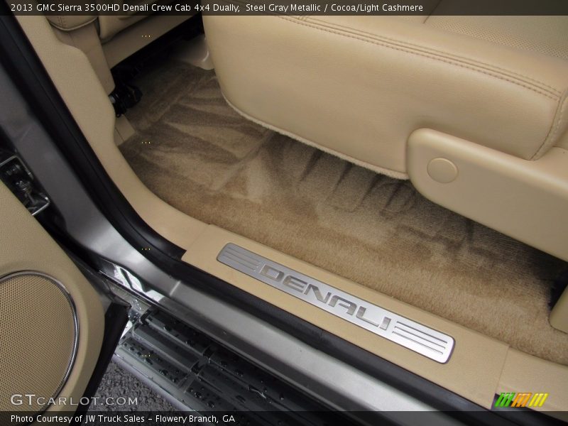 Steel Gray Metallic / Cocoa/Light Cashmere 2013 GMC Sierra 3500HD Denali Crew Cab 4x4 Dually