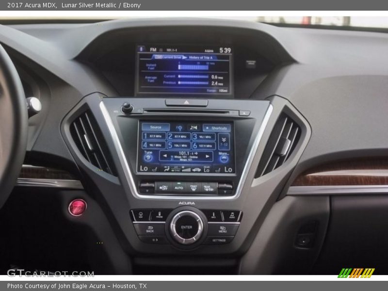 Lunar Silver Metallic / Ebony 2017 Acura MDX