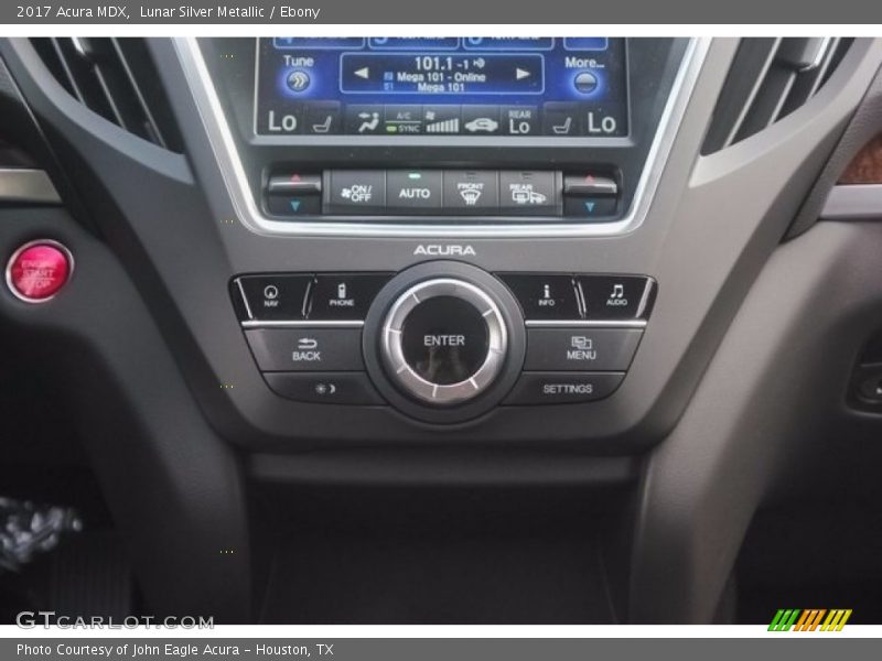 Lunar Silver Metallic / Ebony 2017 Acura MDX