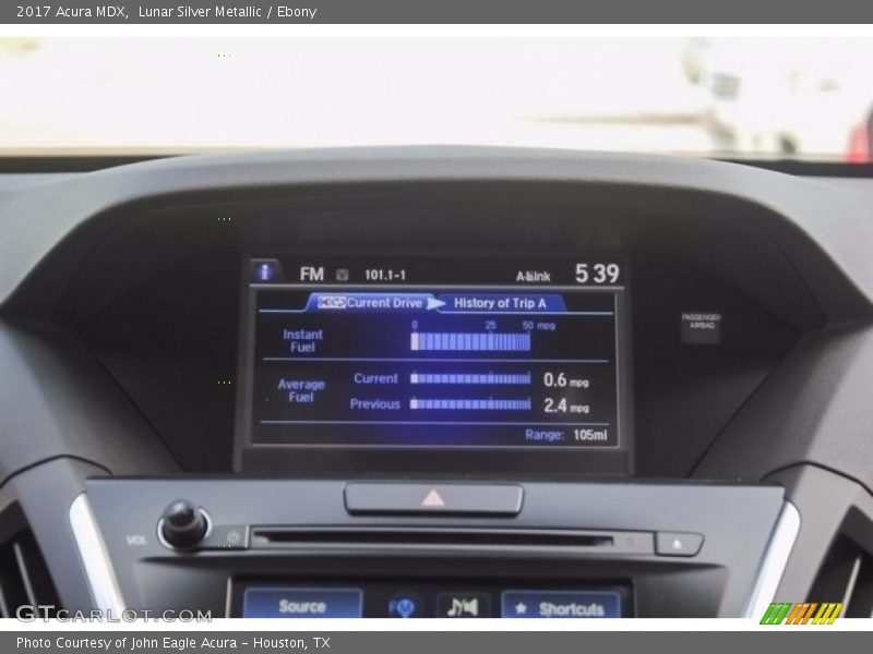 Lunar Silver Metallic / Ebony 2017 Acura MDX
