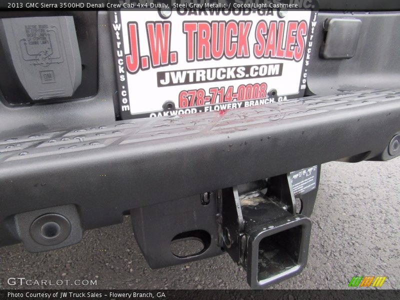 Steel Gray Metallic / Cocoa/Light Cashmere 2013 GMC Sierra 3500HD Denali Crew Cab 4x4 Dually