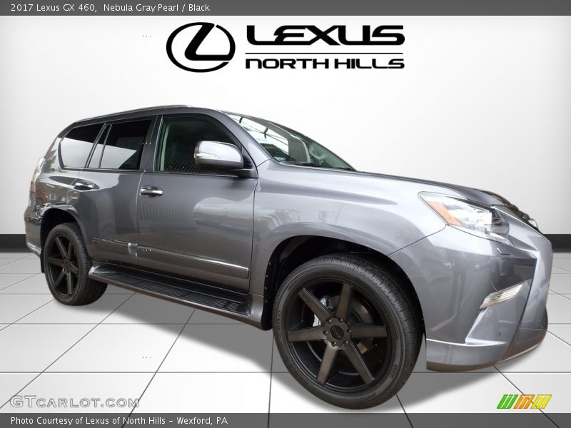 Nebula Gray Pearl / Black 2017 Lexus GX 460