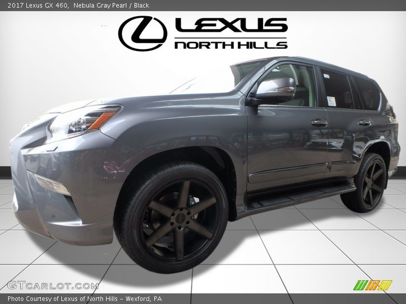 Nebula Gray Pearl / Black 2017 Lexus GX 460