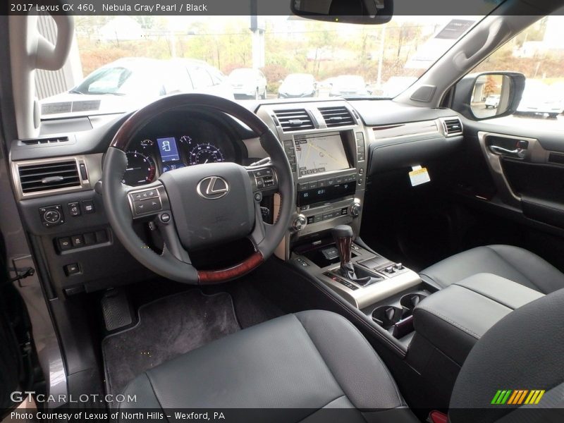 Nebula Gray Pearl / Black 2017 Lexus GX 460