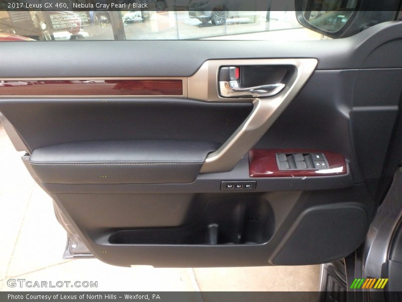 Nebula Gray Pearl / Black 2017 Lexus GX 460