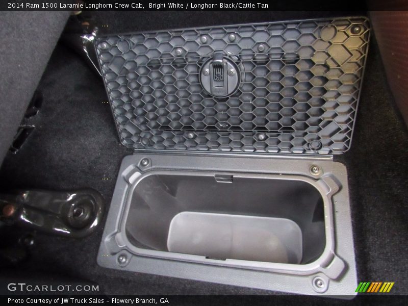 Bright White / Longhorn Black/Cattle Tan 2014 Ram 1500 Laramie Longhorn Crew Cab