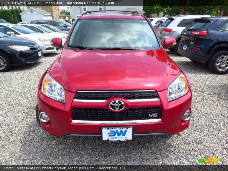 Barcelona Red Metallic / Ash 2011 Toyota RAV4 V6 Limited 4WD