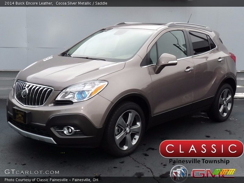 Cocoa Silver Metallic / Saddle 2014 Buick Encore Leather