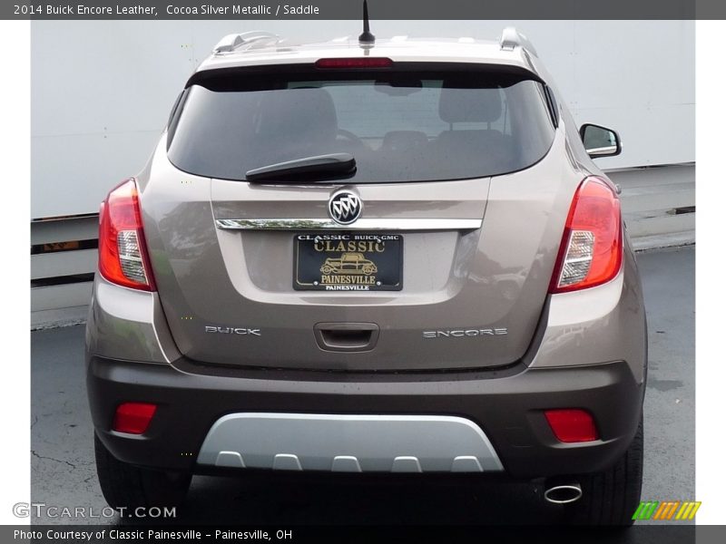 Cocoa Silver Metallic / Saddle 2014 Buick Encore Leather
