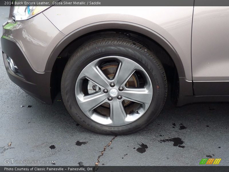 Cocoa Silver Metallic / Saddle 2014 Buick Encore Leather