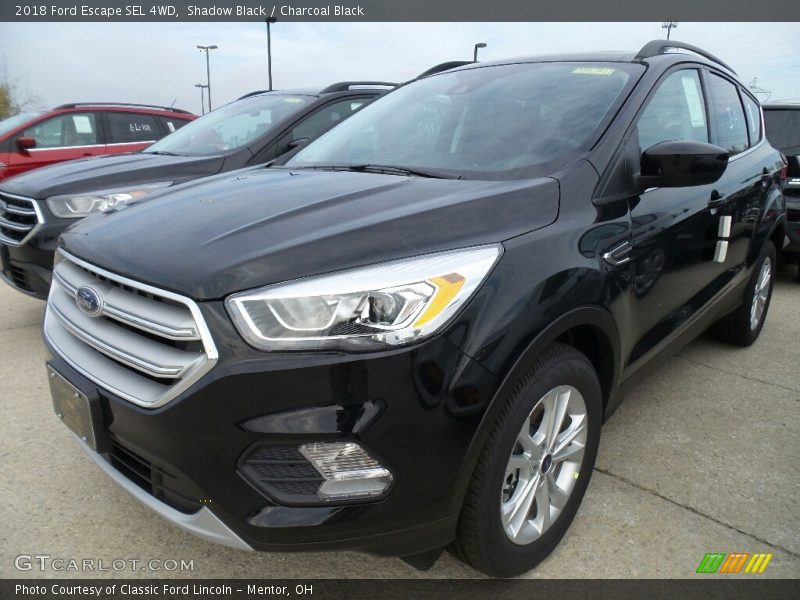 Shadow Black / Charcoal Black 2018 Ford Escape SEL 4WD