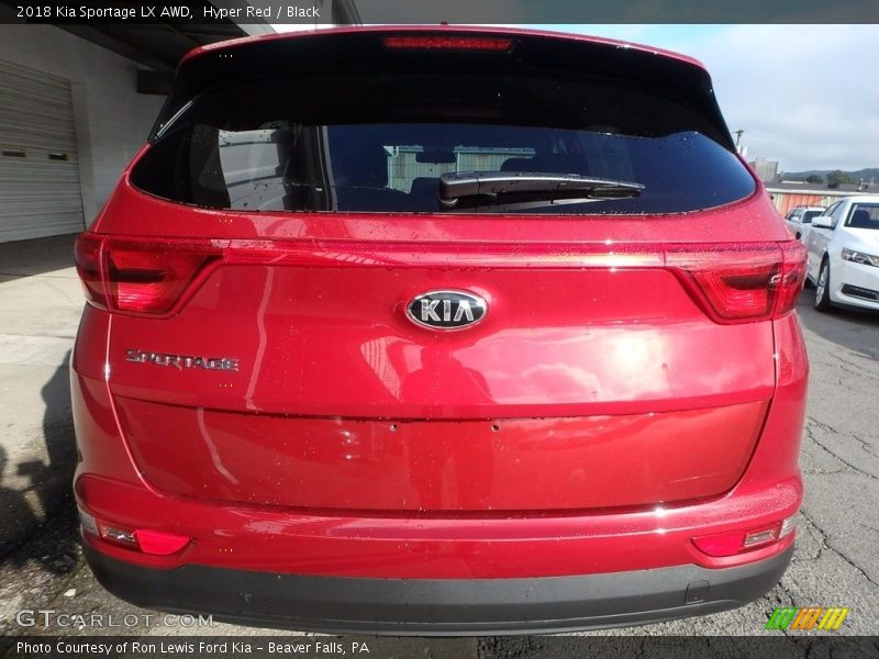 Hyper Red / Black 2018 Kia Sportage LX AWD