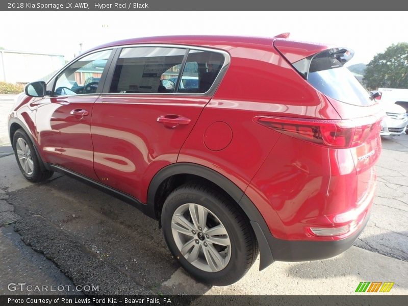 Hyper Red / Black 2018 Kia Sportage LX AWD