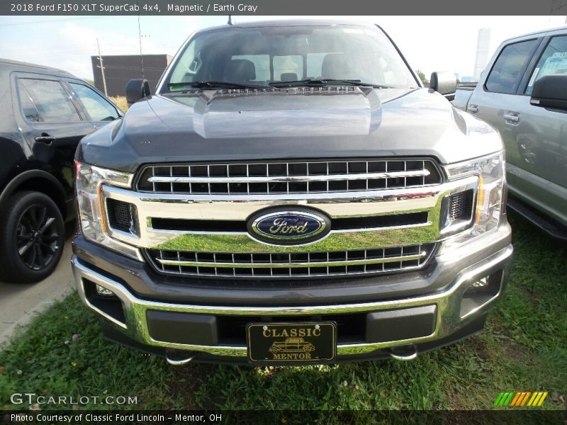 Magnetic / Earth Gray 2018 Ford F150 XLT SuperCab 4x4