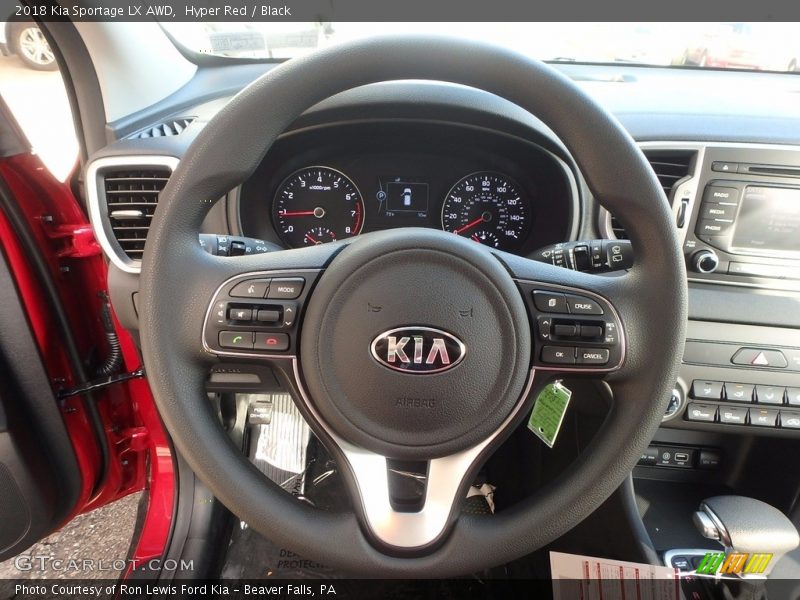 Hyper Red / Black 2018 Kia Sportage LX AWD