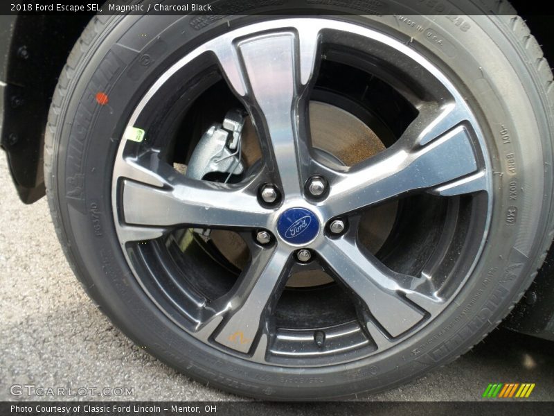 Magnetic / Charcoal Black 2018 Ford Escape SEL