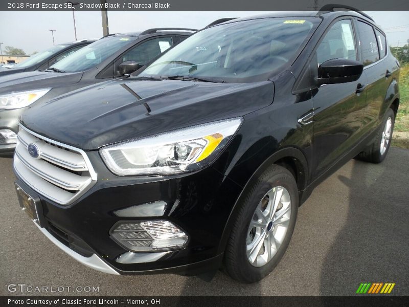 Shadow Black / Charcoal Black 2018 Ford Escape SEL