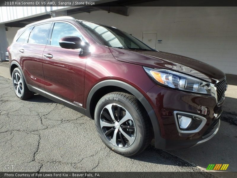 Front 3/4 View of 2018 Sorento EX V6 AWD