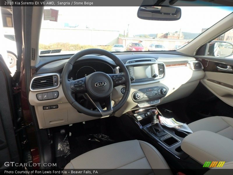 Front Seat of 2018 Sorento EX V6 AWD