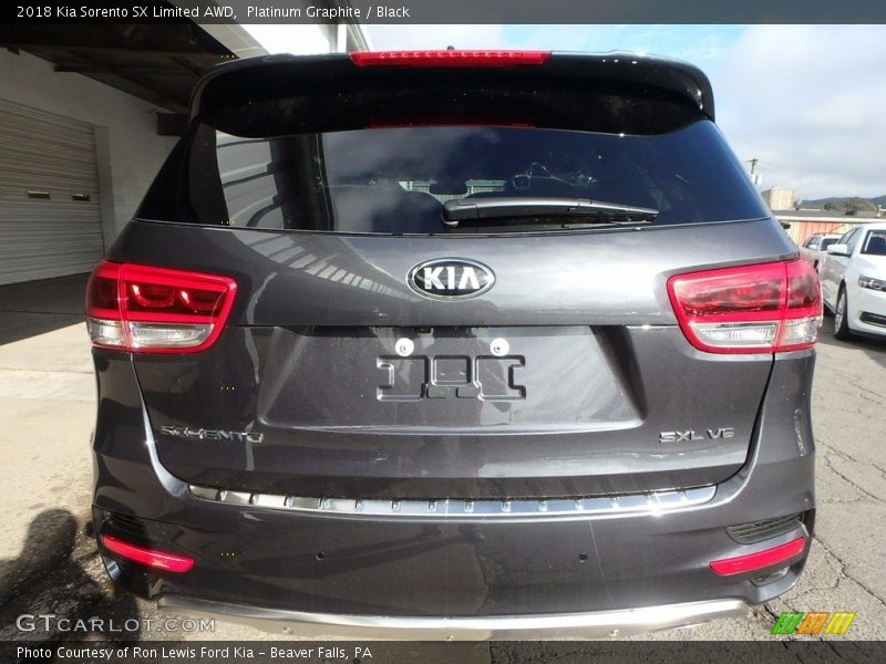 Platinum Graphite / Black 2018 Kia Sorento SX Limited AWD