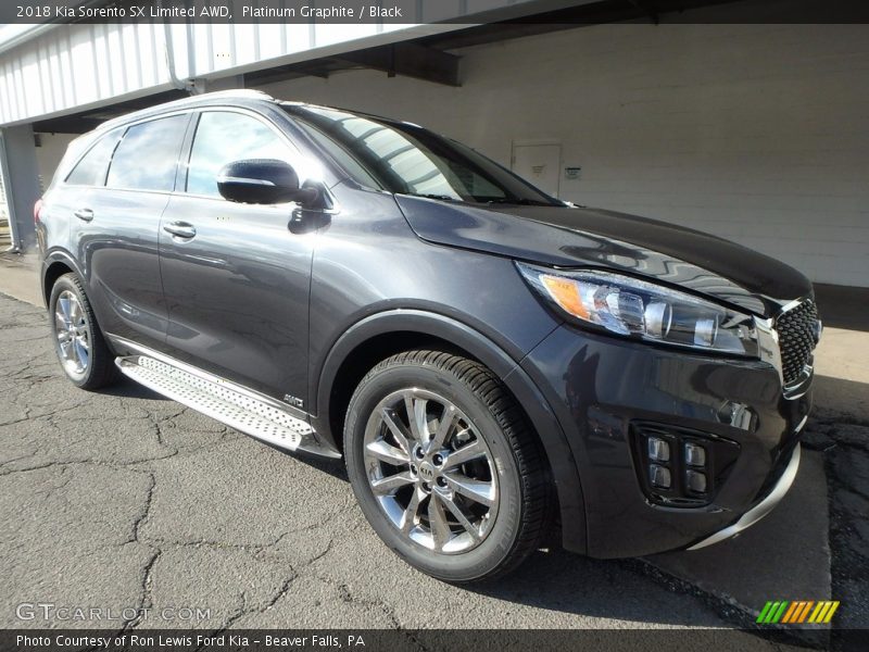Platinum Graphite / Black 2018 Kia Sorento SX Limited AWD