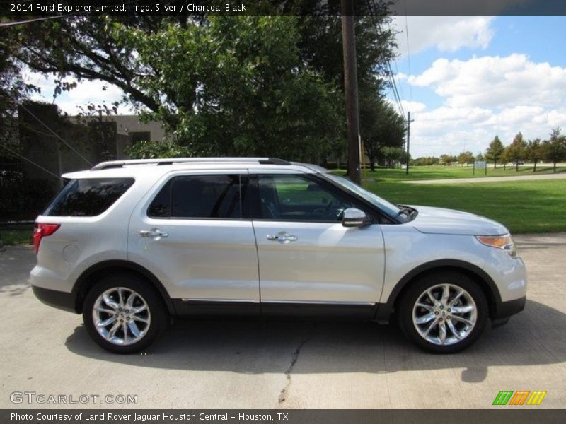 Ingot Silver / Charcoal Black 2014 Ford Explorer Limited