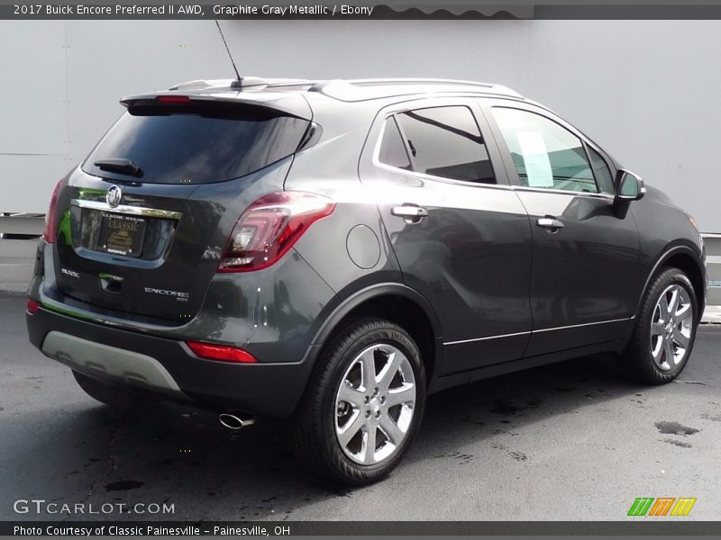 Graphite Gray Metallic / Ebony 2017 Buick Encore Preferred II AWD
