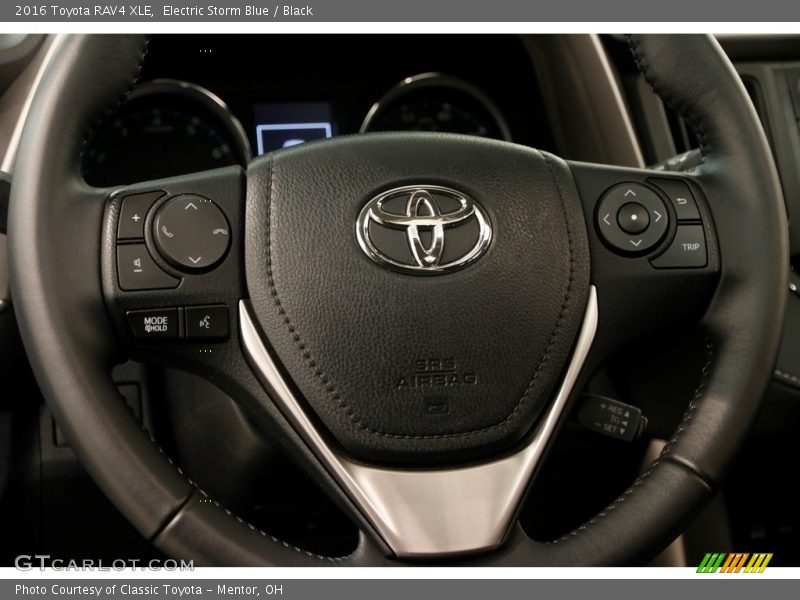 Electric Storm Blue / Black 2016 Toyota RAV4 XLE