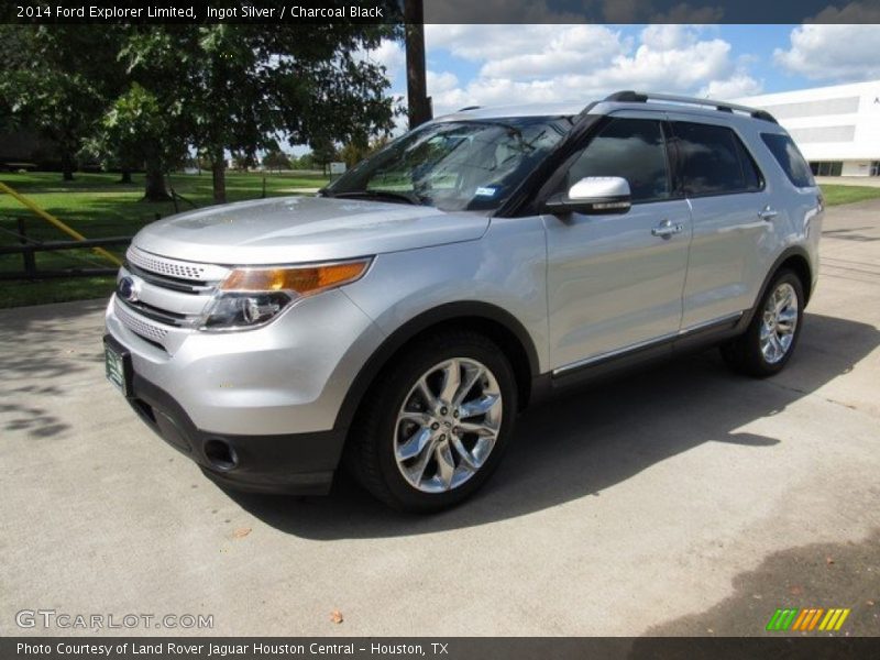 Ingot Silver / Charcoal Black 2014 Ford Explorer Limited