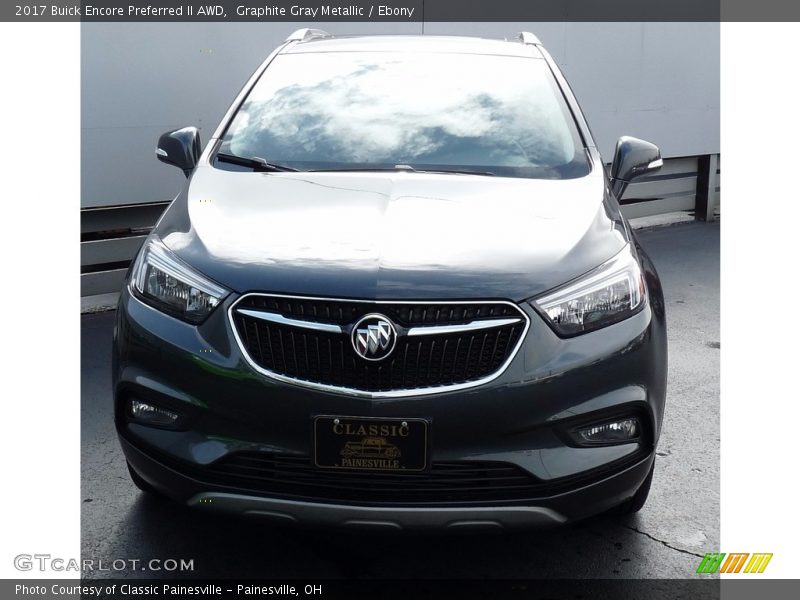 Graphite Gray Metallic / Ebony 2017 Buick Encore Preferred II AWD