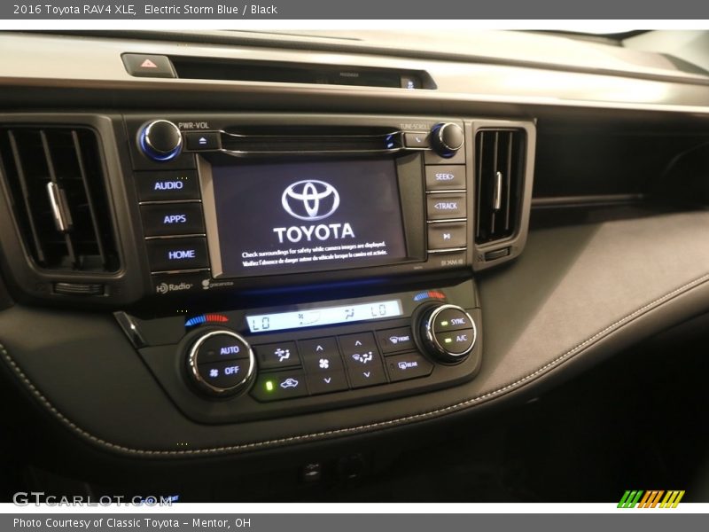 Electric Storm Blue / Black 2016 Toyota RAV4 XLE