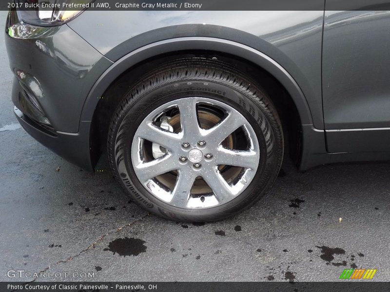Graphite Gray Metallic / Ebony 2017 Buick Encore Preferred II AWD