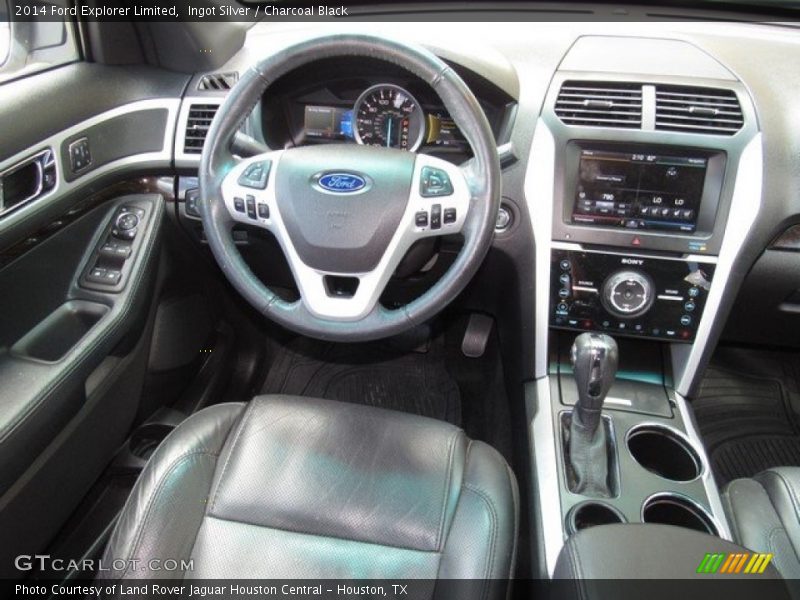 Ingot Silver / Charcoal Black 2014 Ford Explorer Limited